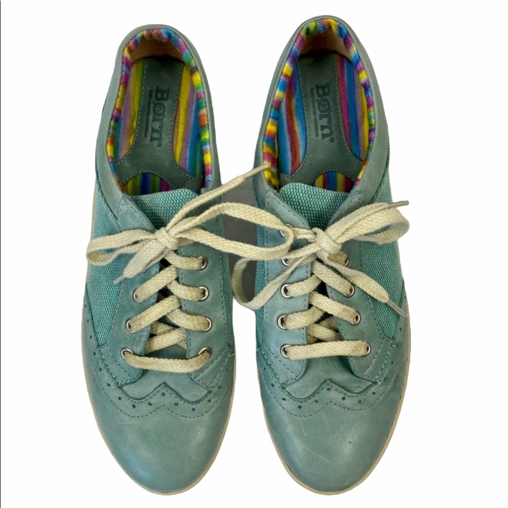 🛍️Born Leather and Canvas Lace Up Sneaker🛍️